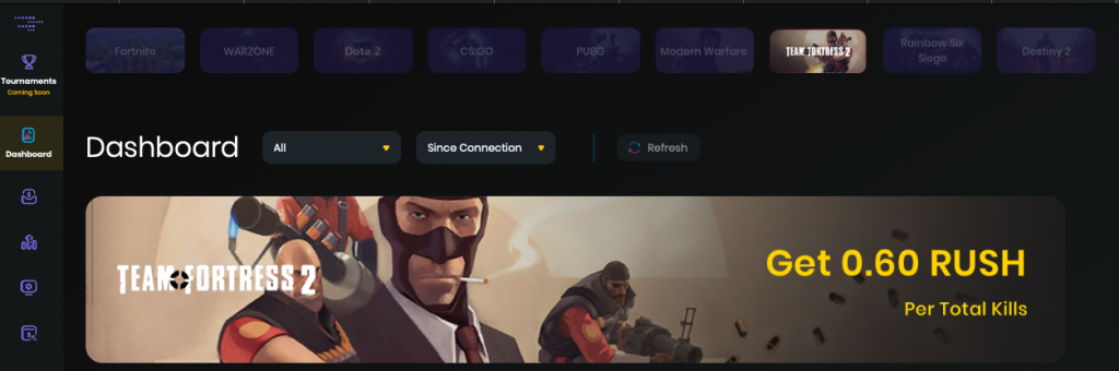 Team Fortress 2 Dashboard